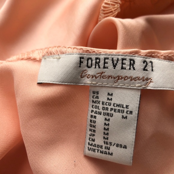 Camisole Peach V Neck  Lacy Medium Cami - Picture 2 of 8